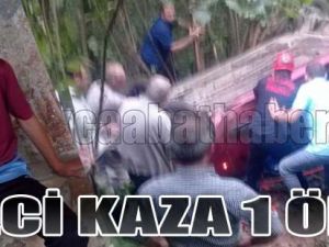 Akçaabat'ta Feci Kaza 1 Ölü