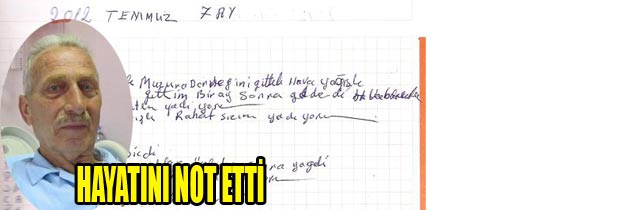 Son Günlerini De Günlüğe Yazdı