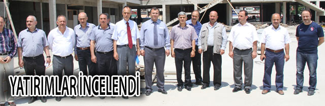 Yatırımlar Yerinde İncelendi