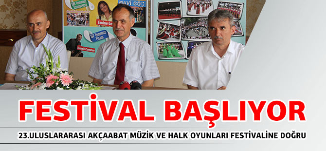 AKÇAABAT MÜZİK VE HALK OYUNLARI FESTİVALİ BAŞLIYOR