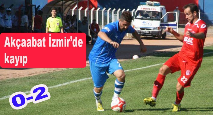 Akçaabat FK İzmir’de kayıp 0-2