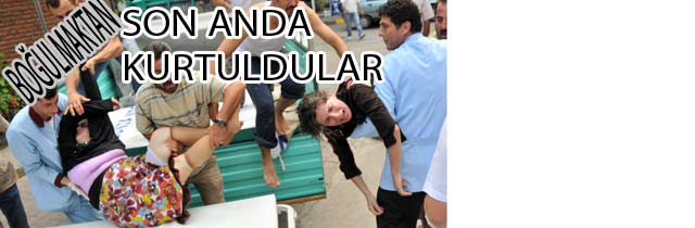 Denizden Son Anda Çıkartıldılar