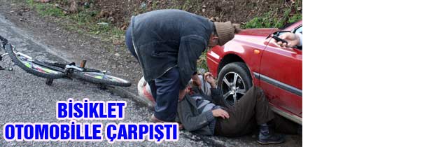 Bisiklet Kazası 1 yaralı