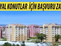 35 adet konutun başvuru süreci bugün itibariyle başlıyor.