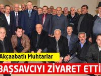 Muhtarlardan Ziyaret