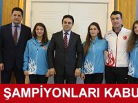 Şampiyon Sporcular Kaymakama Çıktılar
