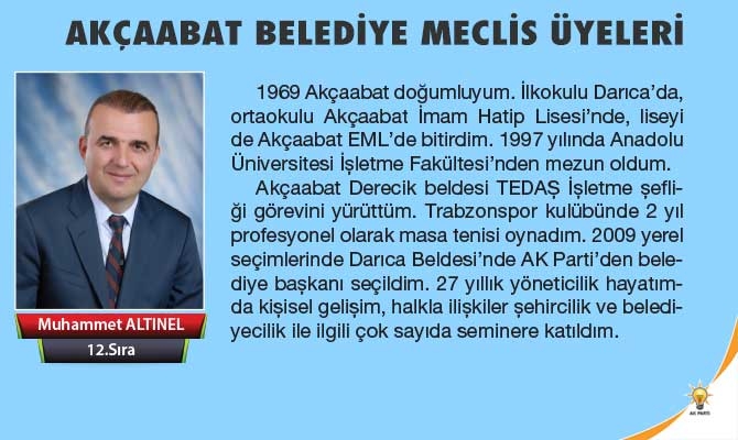 Akçaabat'ın Yeni Meclis Üyeleri 12