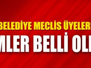 Akçaabat'ın Yeni Meclis Üyeleri