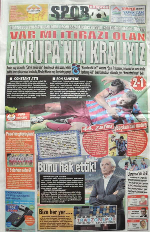 Trabzonspor Avrupa'yı Titretti. 1