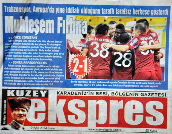 Trabzonspor Avrupa'yı Titretti. 10