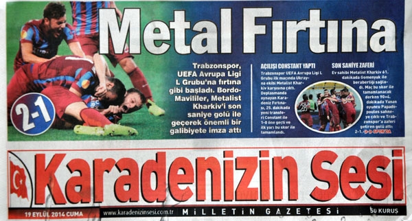 Trabzonspor Avrupa'yı Titretti. 11