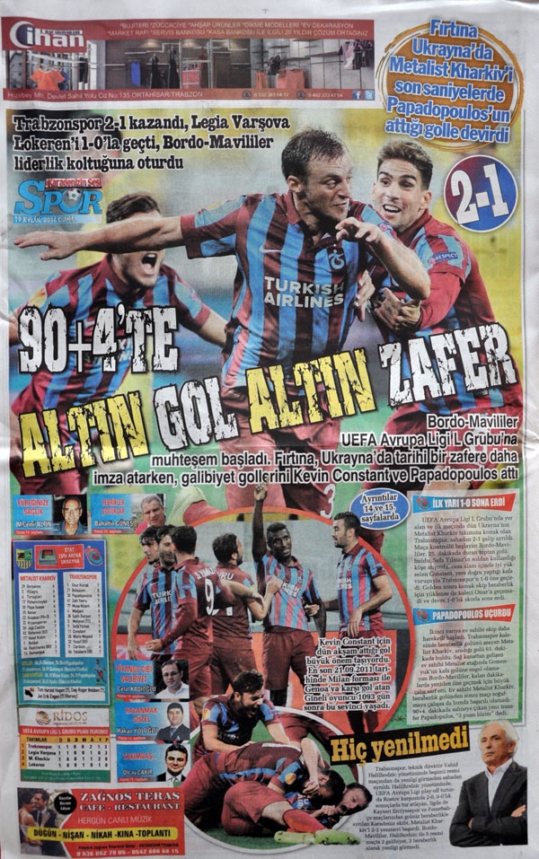 Trabzonspor Avrupa'yı Titretti. 3