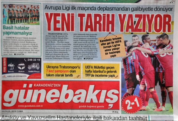 Trabzonspor Avrupa'yı Titretti. 9