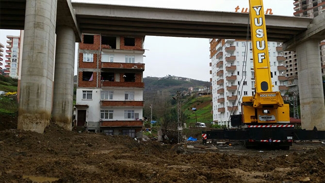 Akçaabat'ta Sağanak Hasara Neden Oldu 15