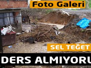 Akçaabat'ta Sağanak Hasara Neden Oldu