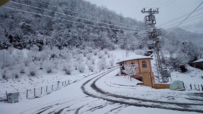 Akçaabat'ta Kar Manzaraları 2