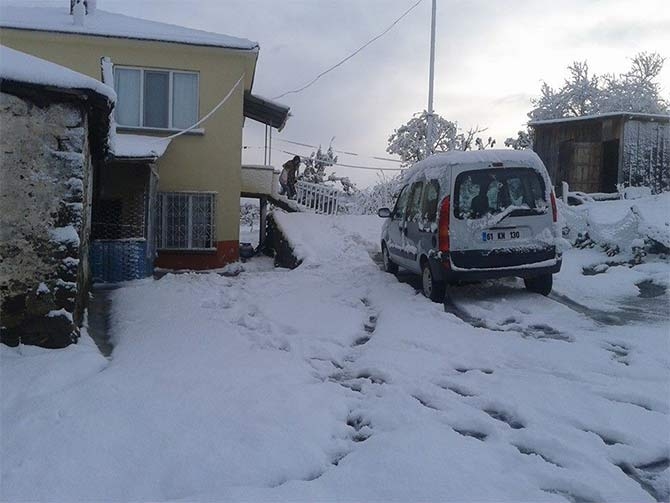 Akçaabat'ta Kar Manzaraları 3