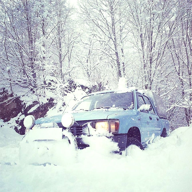 Akçaabat'ta Kar Manzaraları 6