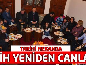 Tarihi mekanda tarih yeniden canlandı.