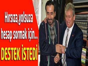 Haluk Pekşen, Akçaabat’ta esnaf ziyaretinde bulundu.