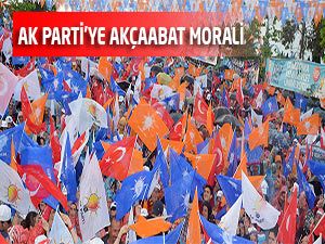 AK Parti'ye Akçaabat Morali