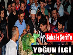 Sakal-ı Şerif'e Yoğun İlgi