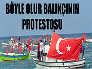 Balıkçılar Terörü Protesto Etti