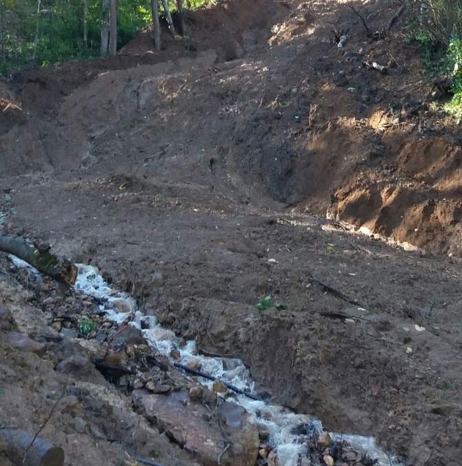 Akçaabat'ta heyelan 2