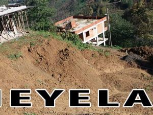 Akçaabat'ta heyelan
