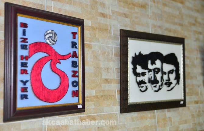 Trabzon’un Akçaabat ilçesinde fiografi sergisi açıldı. 3