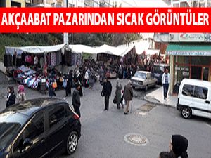 Akçaabat Salı Pazarından Sıcak Görüntüler