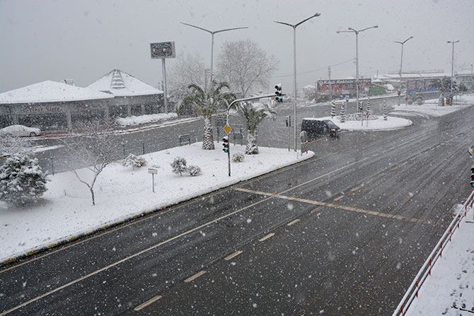 Akçaabat Beyaza Büründü 8