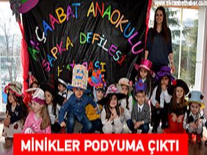 Minikler Podyuma Çıktı