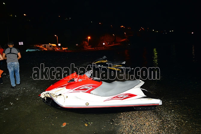 Akçaabat'ta Jetski Çarpıştı 2 Yaralı 1