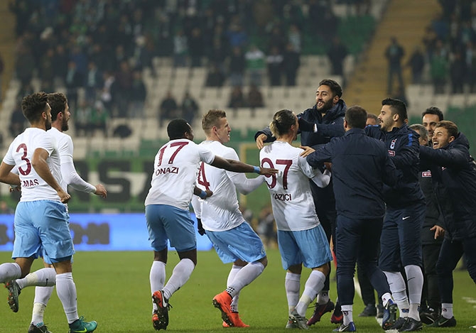 Trabzonspor Deplasmanda Galip 10