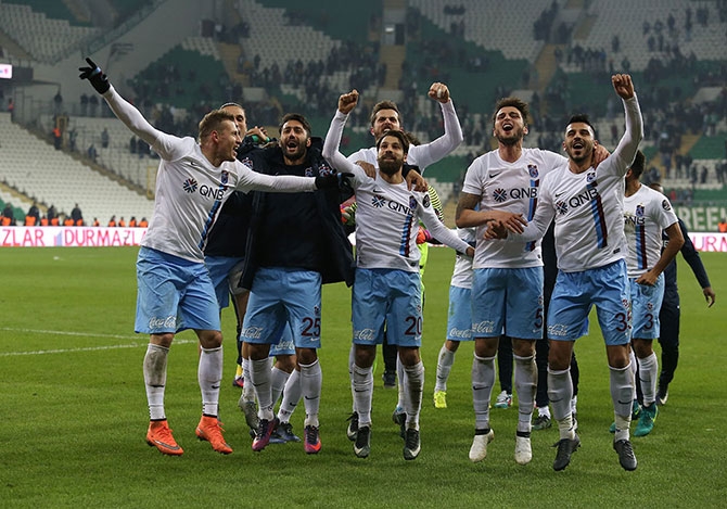 Trabzonspor Deplasmanda Galip 21