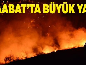 Akçaabat'ta Büyük Yangın