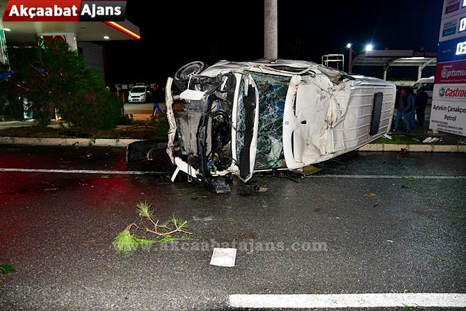 Akçaabat'ta Feci Kaza 1 Ölü 9 Yaralı 15