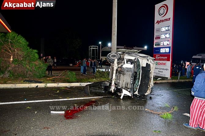 Akçaabat'ta Feci Kaza 1 Ölü 9 Yaralı 3