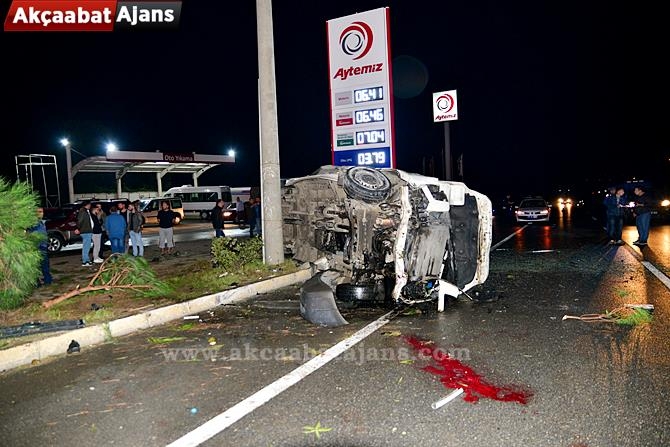 Akçaabat'ta Feci Kaza 1 Ölü 9 Yaralı 5