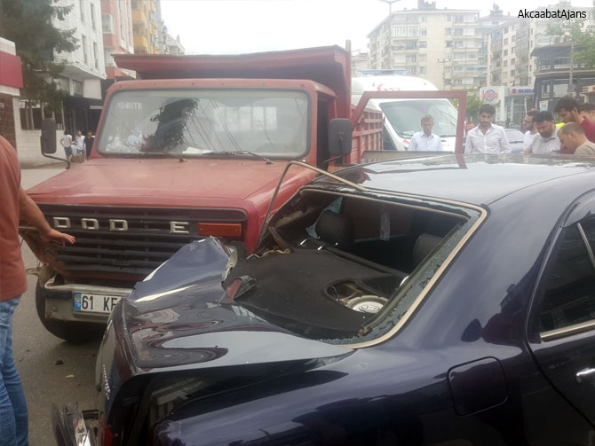 Akçaabat'ta Kaza 1 Yaralı 2