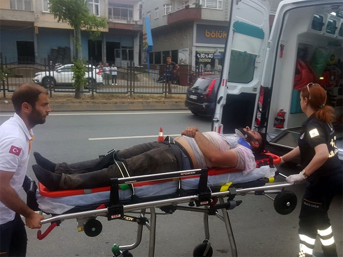 Akçaabat'ta Kaza 1 Yaralı 5