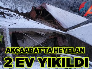 Akçaabat'ta Heyelan