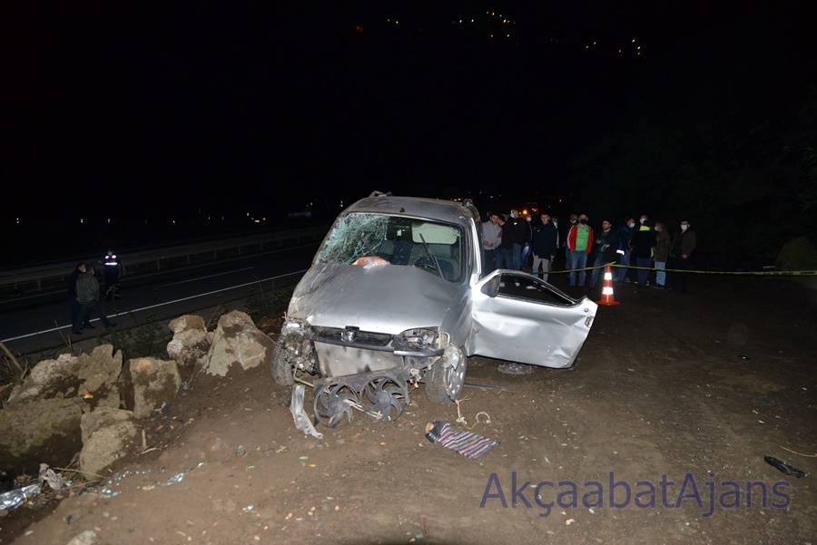 Akçaabat'ta Kaza 1 Ölü 10