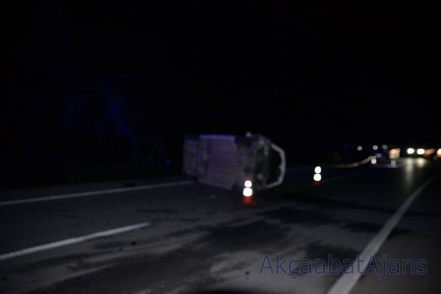 Akçaabat'ta Kaza 1 Ölü 16