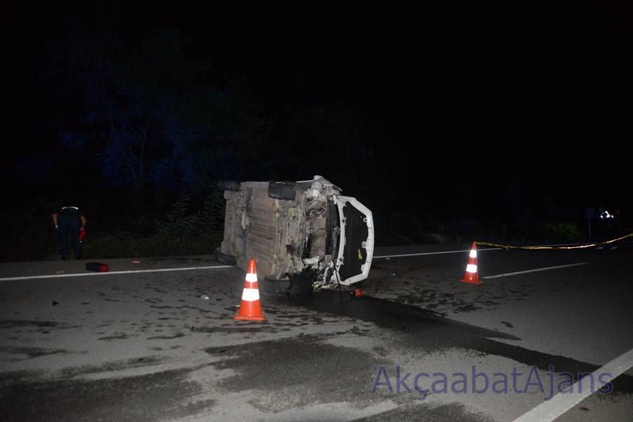 Akçaabat'ta Kaza 1 Ölü 17