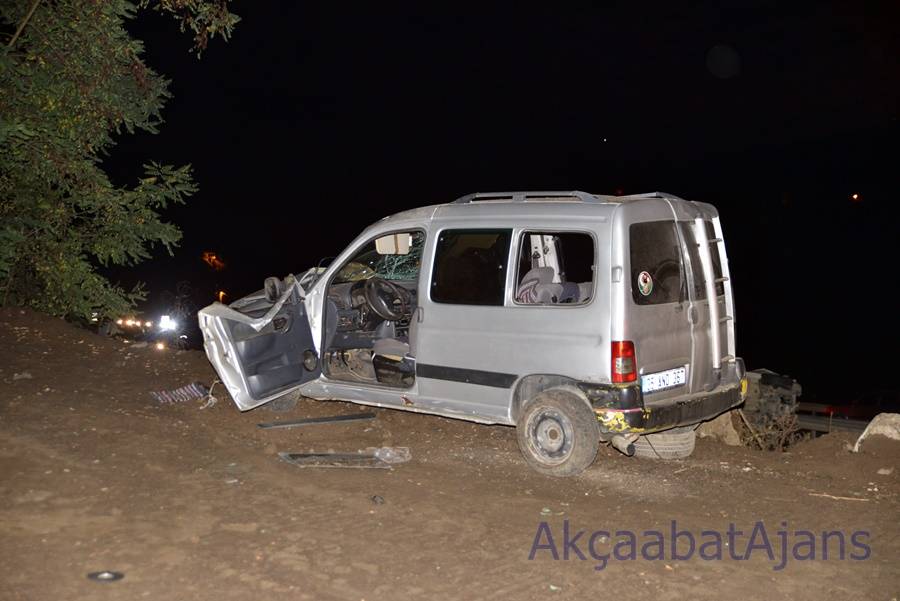 Akçaabat'ta Kaza 1 Ölü 6