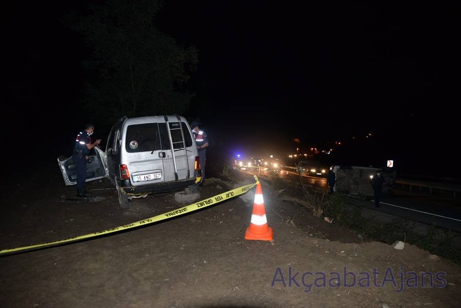Akçaabat'ta Kaza 1 Ölü 8