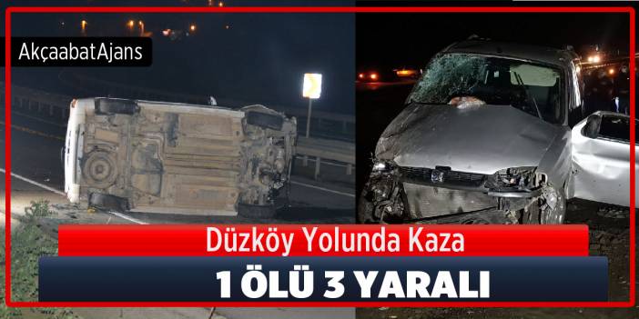 Akçaabat'ta Kaza 1 Ölü