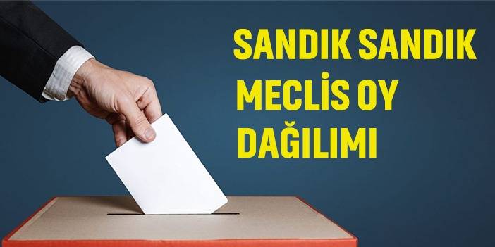 Belediye Meclisi Sandık Oy Dağılımı